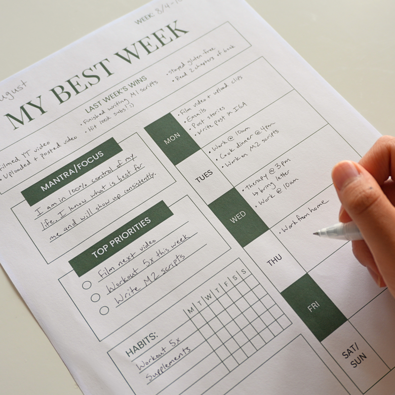 It Girl Weekly Planner